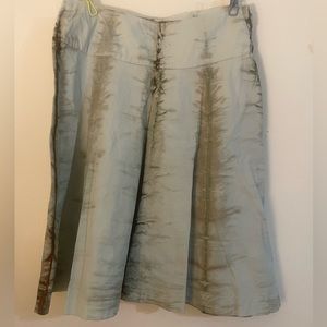 Blue and brown yogi skirt